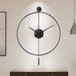 Classical Large Decorative Clock with Pendulum