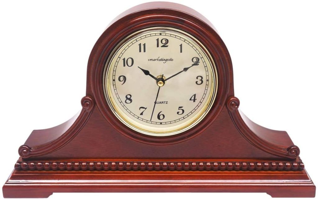 Antique Wooden Mantel Clock