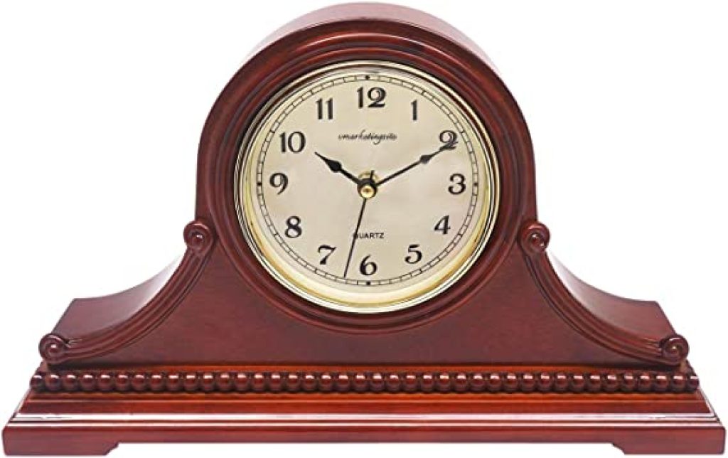 Charming farmhouse mantel clock 