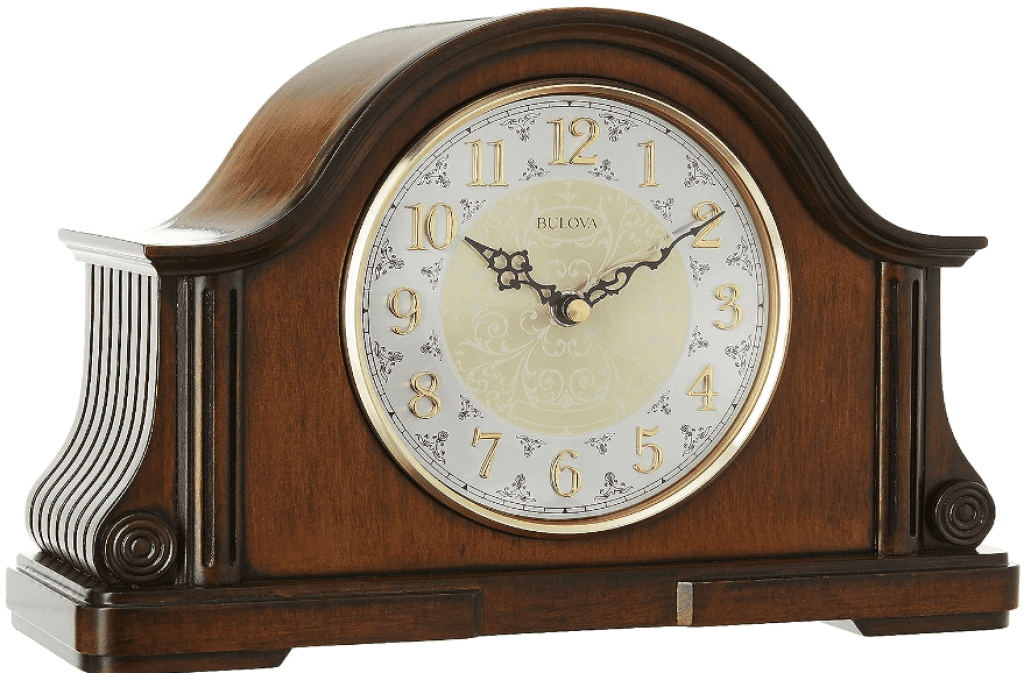 Give your home a timeless, vintage look with an old mantel clock 