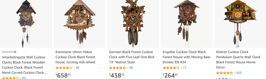 modern cuckoo clocks -Bestsellers