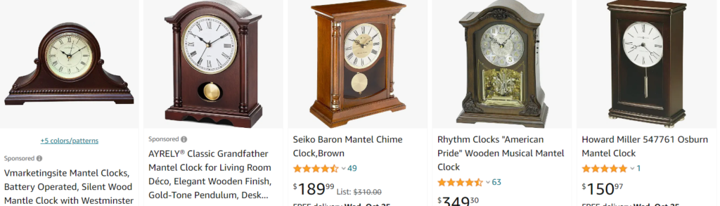 westminster chime table clock - bestsellers
