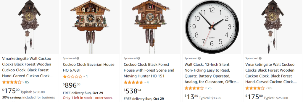 Koo Koo Clocks _ Bestsellers