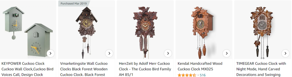 christmas cuckoo clocks - Bestsellers
