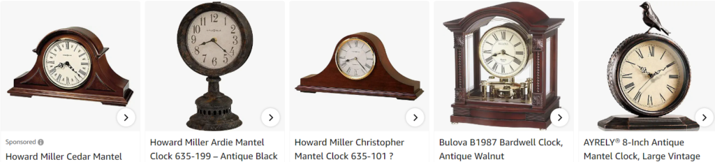 mantel clock antique - Bestsellers
