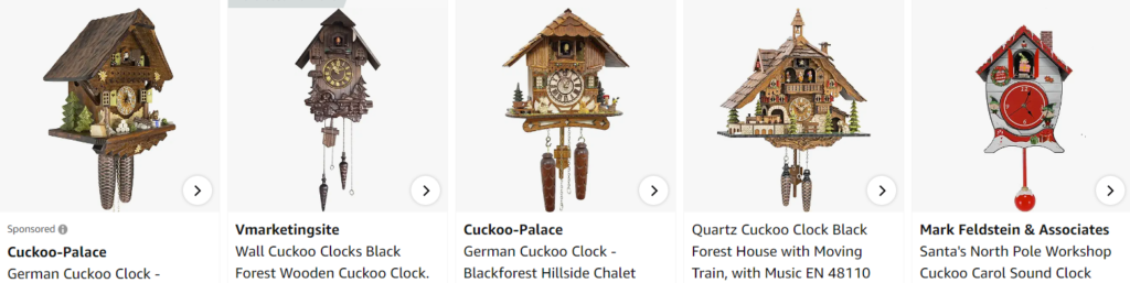 cuckoo clocks on every hour - Bestsellers
