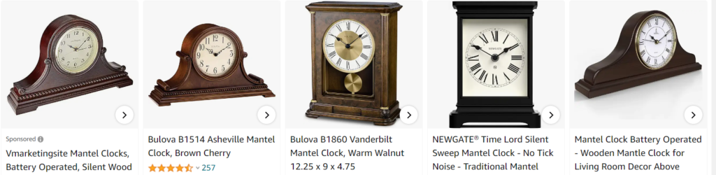 traditional mantel clock - Bestsellers