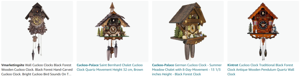 cuckoo clocks vintage - Bestsellers
