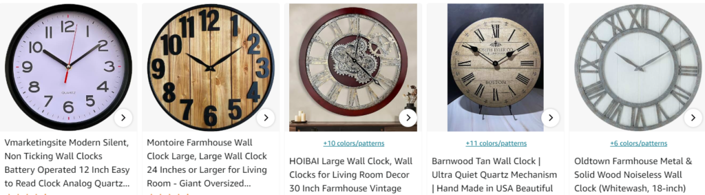 Wall Clocks Farmhouse - Bestsellers