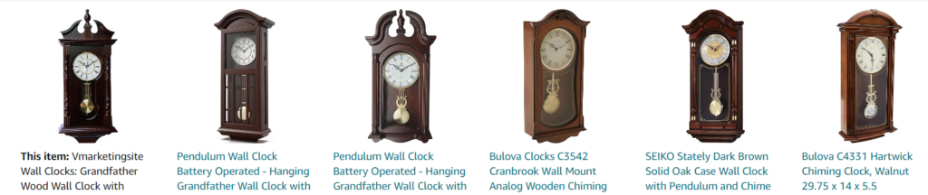 Grandfather Wall Clock With Chimes - Bestsellers