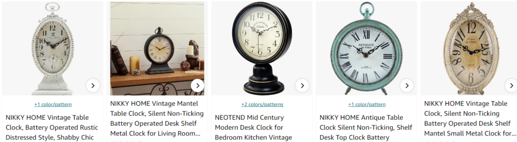 mantel clocks battery operated vintage - Bestsellers