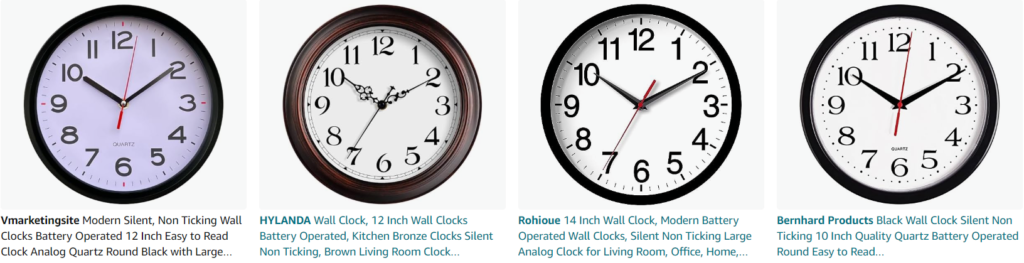 wall clocks analog - Bestsellers
