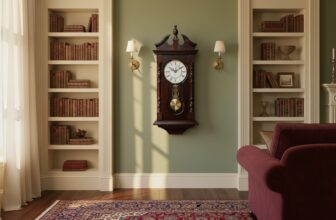 Timeless Style with a Grandfather Wall Clock for Living Room Décor