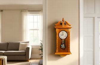 Timeless Living Room Decor with a Grandfather Wall Clock