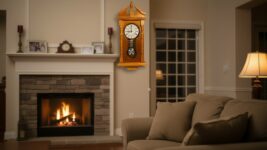 modern grandfather wall clock