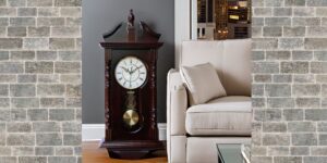 Standing grandfather clock