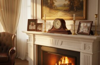 clock for mantel over fireplace
