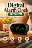 Digital Alarm Clock Review: Simple, Reliable & Easy to Use