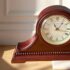 Charming White Mantel Clocks for Living Room Inspiration