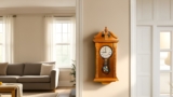 Timeless Living Room Decor with a Grandfather Wall Clock