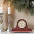 Silver Mantel Clocks
