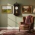 Classic Living Room Decor with a Grandfather Wall Clock