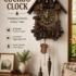 Grandfather Wall Clock for Timeless Traditional Living Room Decor
