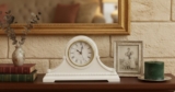 White Mantel Clock